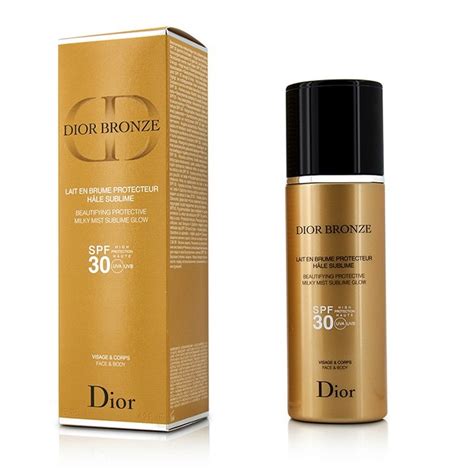 dior bronze milky mist spf30 vaporisateur 125ml|Dior bronze sun protection.